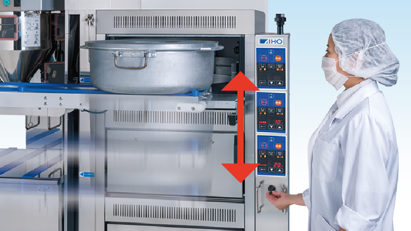 リフター付 立体炊飯器 [ガス式] | Products 製品情報 | 株式会社AIHO