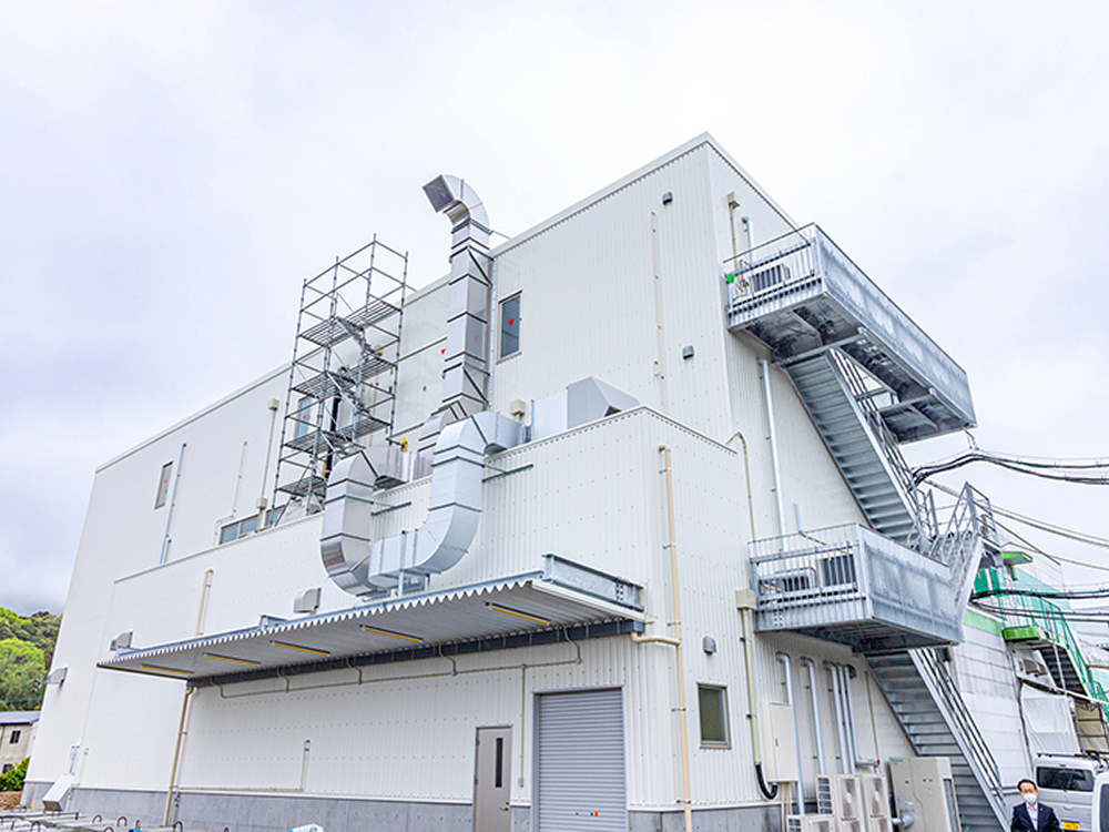 新設した新工場